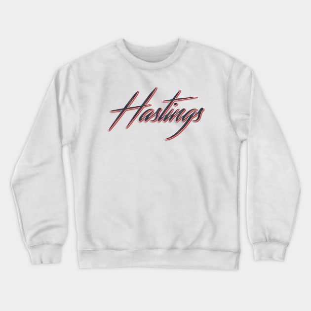 Hastings City in USA Crewneck Sweatshirt by PowelCastStudio